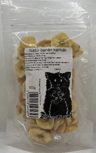 Trópus banán karika natúr 100g
