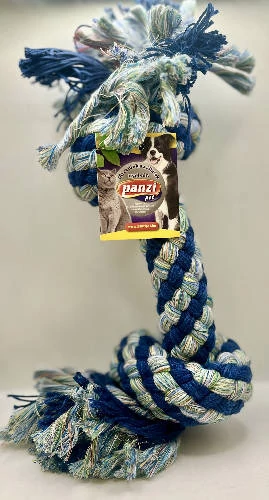 Panzi kutya rágókötél 37cm, kék