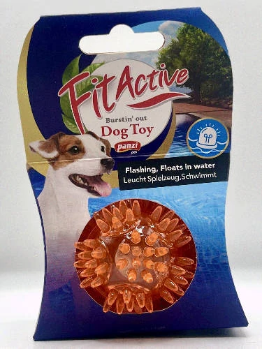 Fitactive Flashing Hedgehog Ball - játék (villogó labda) kutyák részére (Ø5cm)