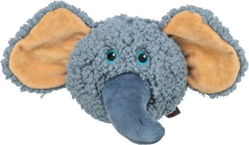 Trixie Plüss elefánt fej, újrahasznosított, 12cm