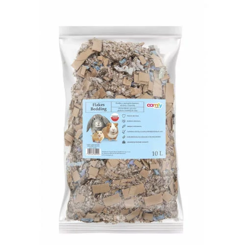 Comfy flakes bedding - antiallergén alom (pamut) rágcsálók részére (10 liter)