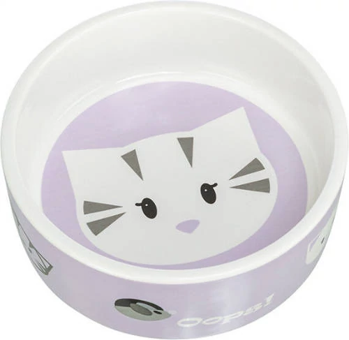 Trixie Mimi Ceramic Bowl - kerámia tál (különböző színekben) macskák részére (0,3l /Ø12cm)