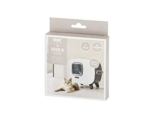 Savic Mira - macska WC (szűrőfilter) macskák részére, 2 db