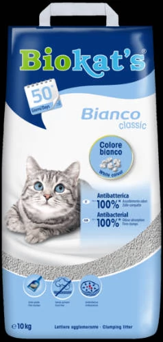 Gimpet Biokats Bianco Classic Extra - csomósodó macskaalom  (10kg)