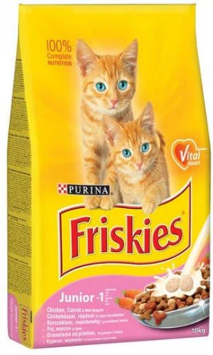 Friskies Junior - Kitten (Csirke) - Szárazeledel (10kg)