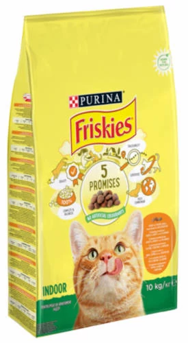 Friskies Adult - Indor (Csirke) - Szárazeledel (10kg)