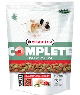 Versele-Laga Complete Rat & Mouse - Teljesértékű extrudált eleség patkányok és egerek  részére (500g)