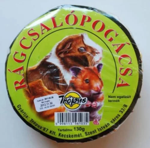 Trópus - kiegészítő eleség (csemege pogácsa) rágcsálók részére (130g) 10db/# (csak gyűjtőre!)
