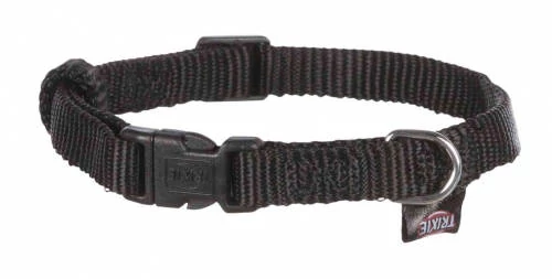 KT24: Trixie Classic nyakörv - fekete (XS-S) 22-35cm/10mm
