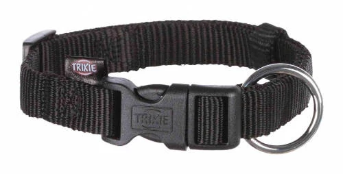 KT24: Trixie Classic nyakörv - fekete (M-L) 35-55cm/20mm