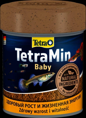 Tetra Min Baby - Táplálék ivadék díszhalak számára (66ml)