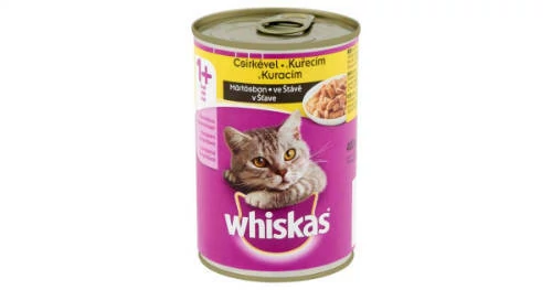 Whiskas Adult Chicken - Nedves eledel (csirke - szószban) macskák részére (400g)