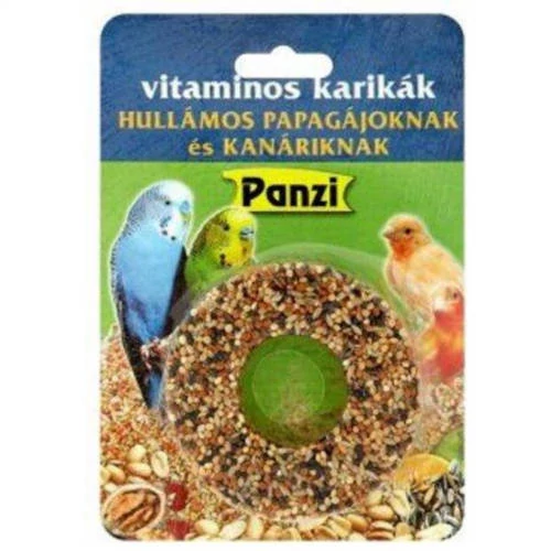 Panzi Birdy Ring - kiegészítő eleség (mézeskarika) hullámos papagájok és Kanárik részére (60g)