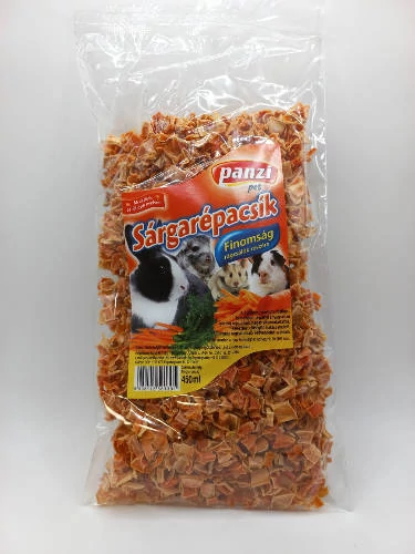 Panzi Sárgarépacsík - kiegészítő eleség rágcsálóknak (450ml)
