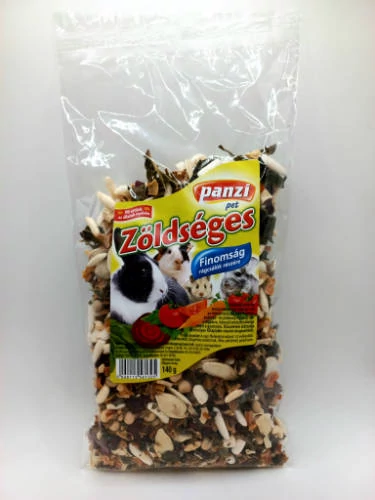 Panzi Zöldséges keverék - kiegészítő eleség rágcsálóknak (140g)