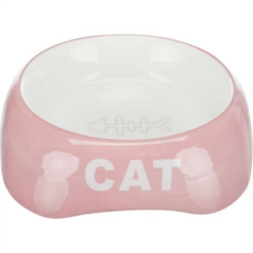 Trixie Ceramic Bowl - kerámia tál (vegyes színekben) macskák részére (0,2l /Ø13cm)