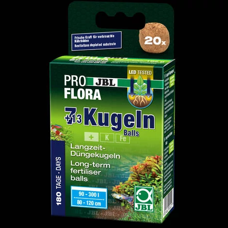 JBL Proflora 7+13 Kugeln - gyökérműtrágya édesvízi akváriumokhoz (20db)