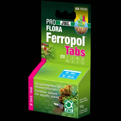 JBL Proflora Ferrotabs - növényi műtrágya édesvízi akváriumokhoz (30db)