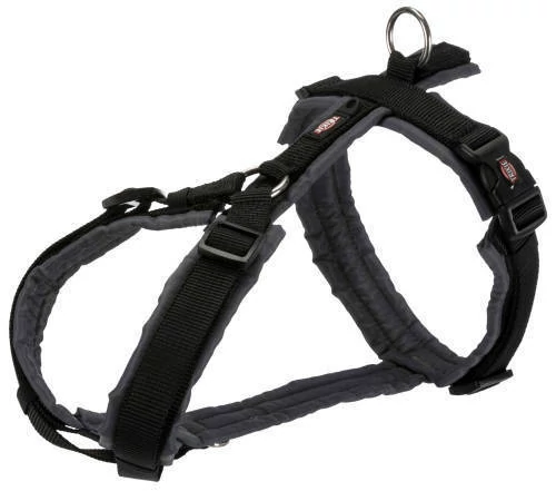 Trixie Trekking - túrahám - fekete/szürke (M-L) 62-74cm/25mm