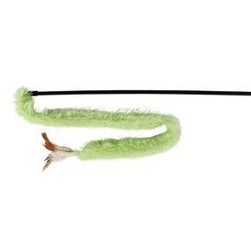 Trixie Playing Rod with Plush Strip - játék macskapeca (plüss szalagal) macskák részére (48cm)