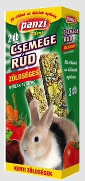 Panzi Csemege Rúd nyulak részére - zöldségekkel (2db)