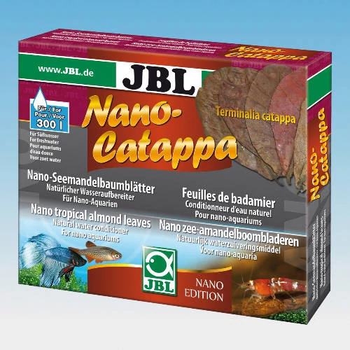 JBL NanoCatappa - tengeri mandulafa levelek édesvízi akváriumba (10db)
